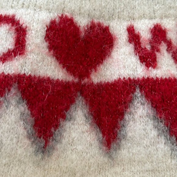 H&M Winterland Jacquard Sweater Jumper Wool Content Fair Isle Holiday Women Sz M - Picture 8 of 12